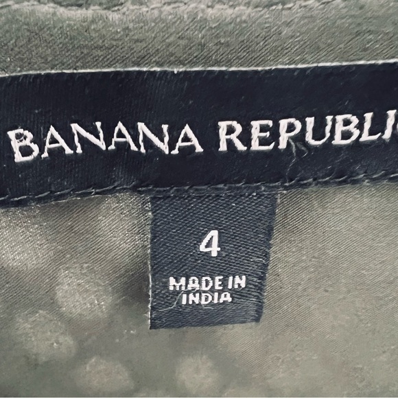 Banana Republic Olive Lace Shift Dress - Size 4 - Picture 4 of 4